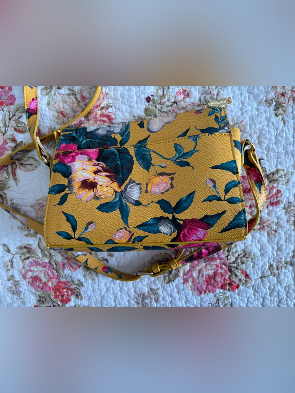 Betsey Johnson Floral Crossbody Bag - Picture 7 of 8